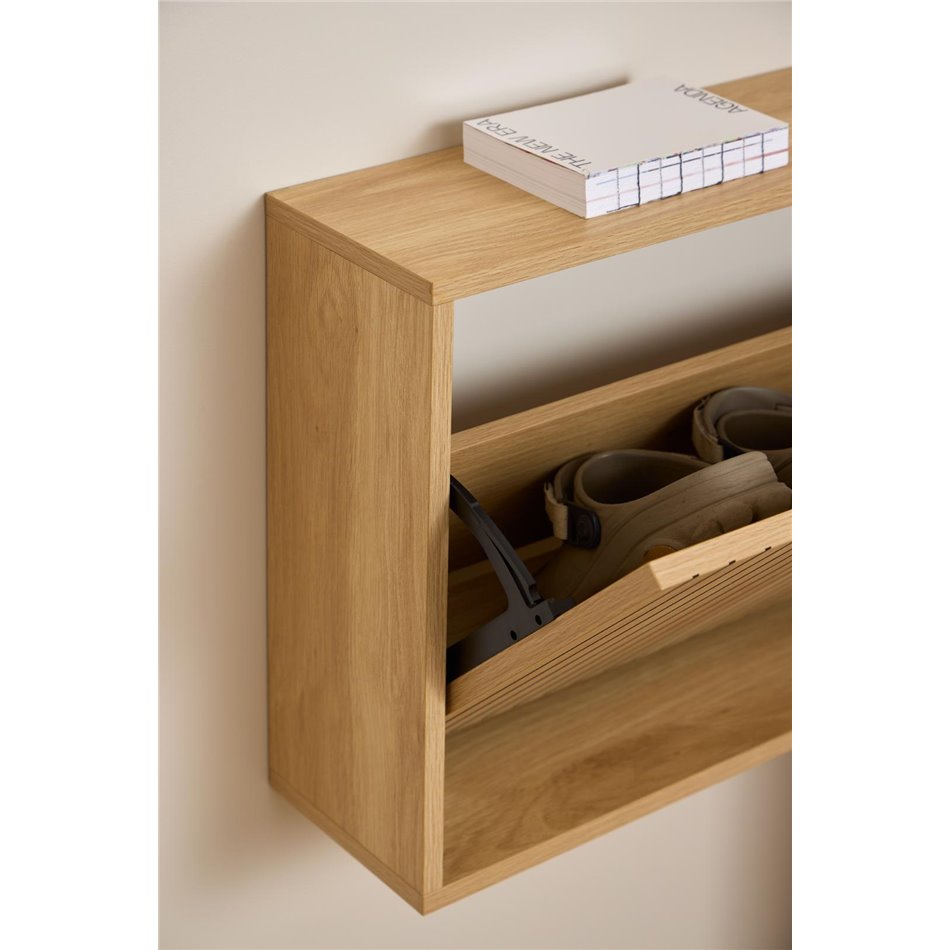 Shoe cabinet Albany, natural color, H43x72x17cm