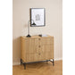 Chest of drawers Albany, natural color, H80x81x40cm