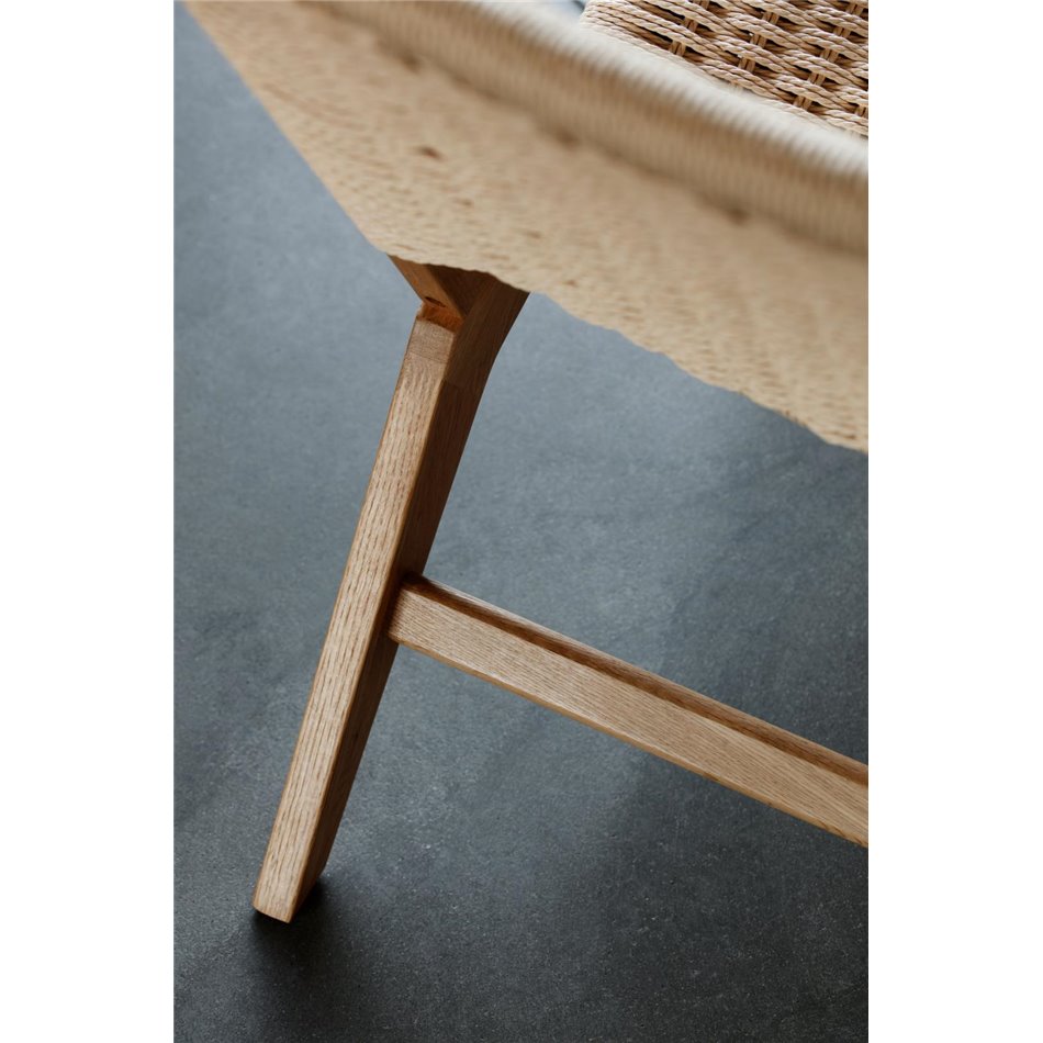 Lounge chair Arson, beige, H72x64x79cm, seat height 39cm