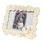 Photo frame Rose, white/gold color, 13x18cm