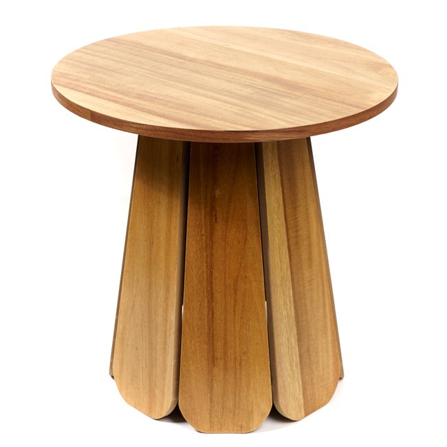 D Appoint Side Tables – Natural MDF Round Accent Table