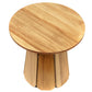 D Appoint Side Tables – Natural MDF Round Accent Table