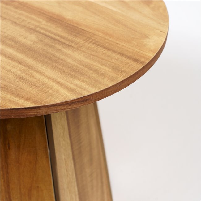 D Appoint Side Tables – Natural MDF Round Accent Table