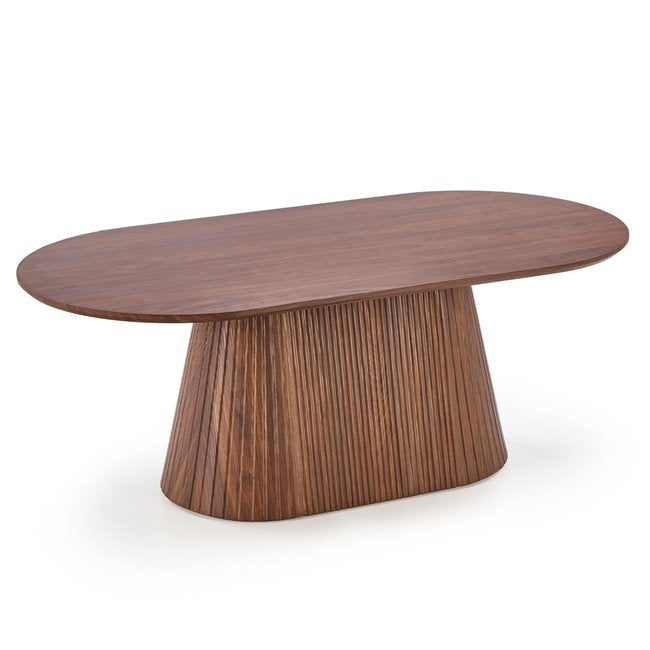 Hisela Coffee Table – Walnut MDF, 120×60×46 cm