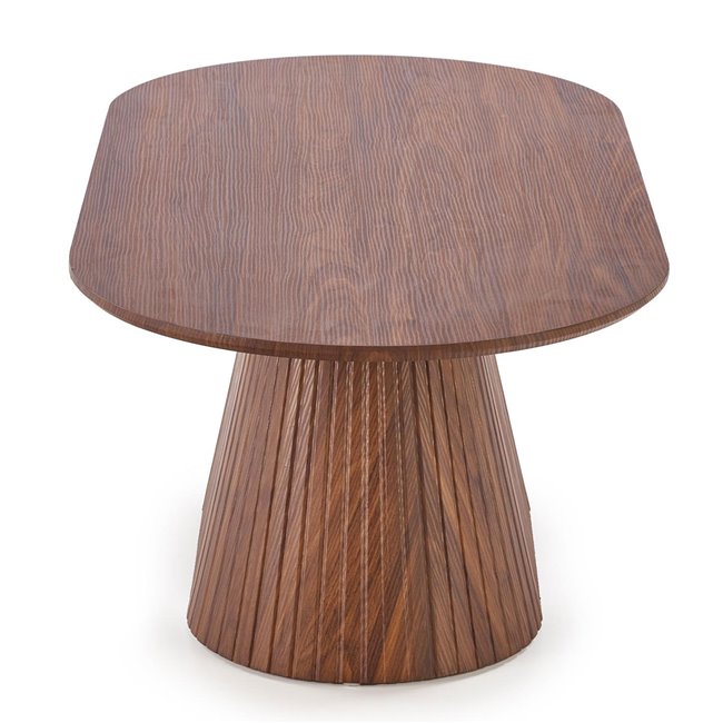 Hisela Coffee Table – Walnut MDF, 120×60×46 cm