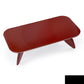 Horaya Coffee Table – Dark Red MDF, 120×60×36 cm