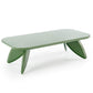 Horaya Coffee Table – Light Green MDF, 120×60×36 cm