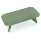 Horaya Coffee Table – Light Green MDF, 120×60×36 cm