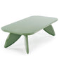 Horaya Coffee Table – Light Green MDF, 120×60×36 cm