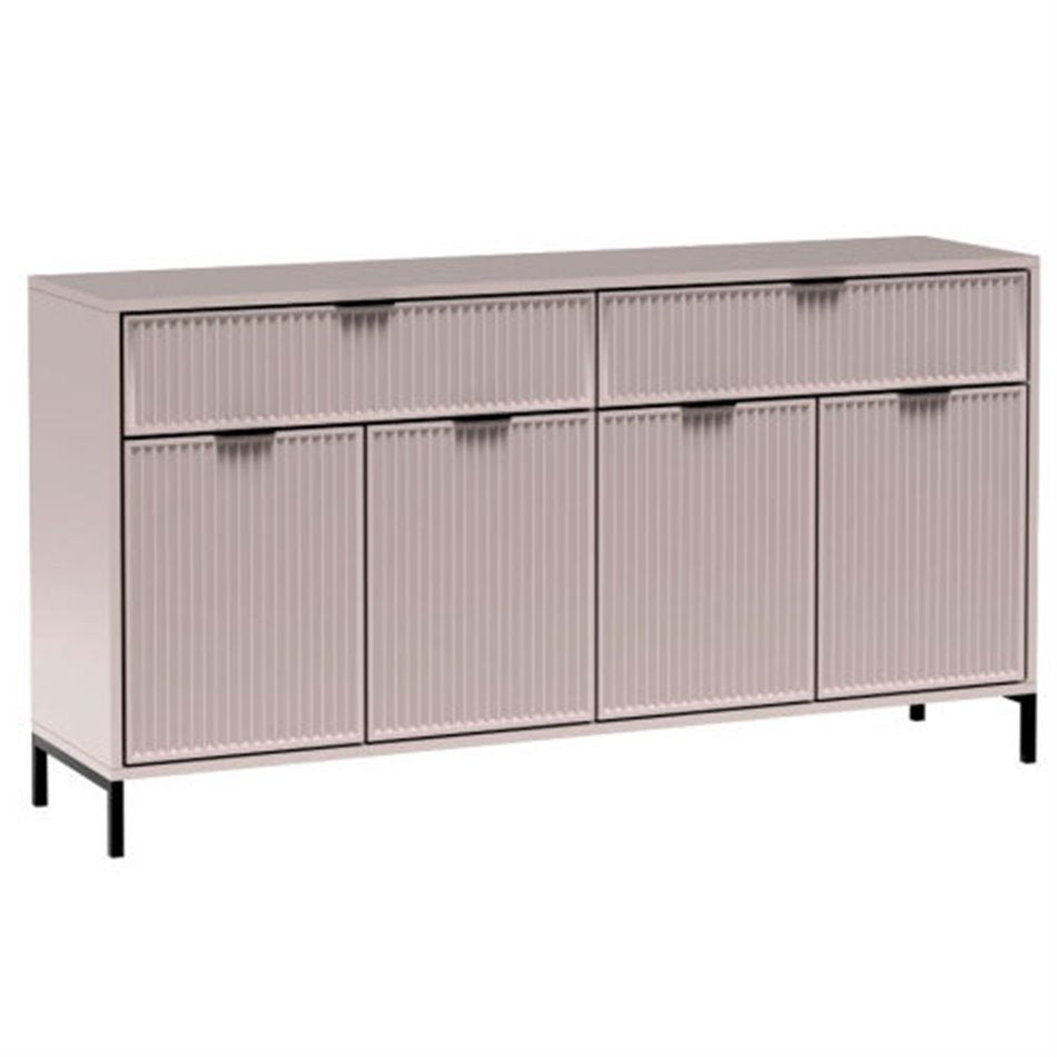 Sideboard Halink, old pink, metal/chipboard, H86x165x40.6cm