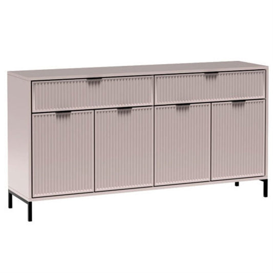 Sideboard Halink, old pink, metal/chipboard, H86x165x40.6cm