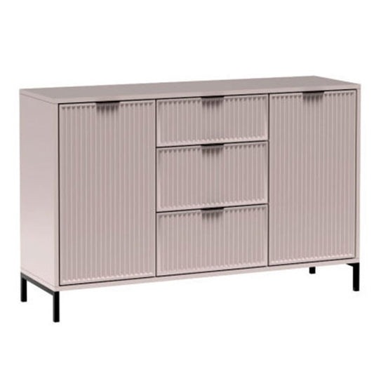 Sideboard Halink, old pink, metal/chipboard, H86x135x40.6cm