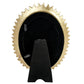 Photo frame Ovale gold, 10x15cm photograph, H23.5x18.2x2cm