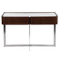 Rondola CT Console Table – Sintered Stone Top with MDF, Ash Veneer & Metal Frame