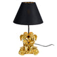 Table lamp Angel gold, black/gold color, H44.5cm, D25cm, E27 40W(MAX)