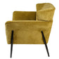 Armchair Dolni, yellow, H83x81x83cm, seat H 44cm