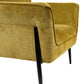 Armchair Dolni, yellow, H83x81x83cm, seat H 44cm