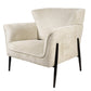 Armchair Dolni, cream color, H83x81x83cm, seat H44cm