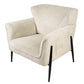 Armchair Dolni, cream color, H83x81x83cm, seat H44cm