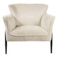 Armchair Dolni, cream color, H83x81x83cm, seat H44cm