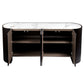 Sideboard Romanna SB, 12 mm sintered stone/MDF/oak veneer, H80x180x42cm