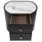Night stand Romanna NST, 12mm sintered stone/MDF/oak veneer, H50x60x40cm