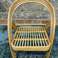Modern Bamboo Bentwood Chair With Seat Cushion