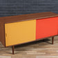 Custom Multi-Color Lacquered Credenza – Mid-Century Modern