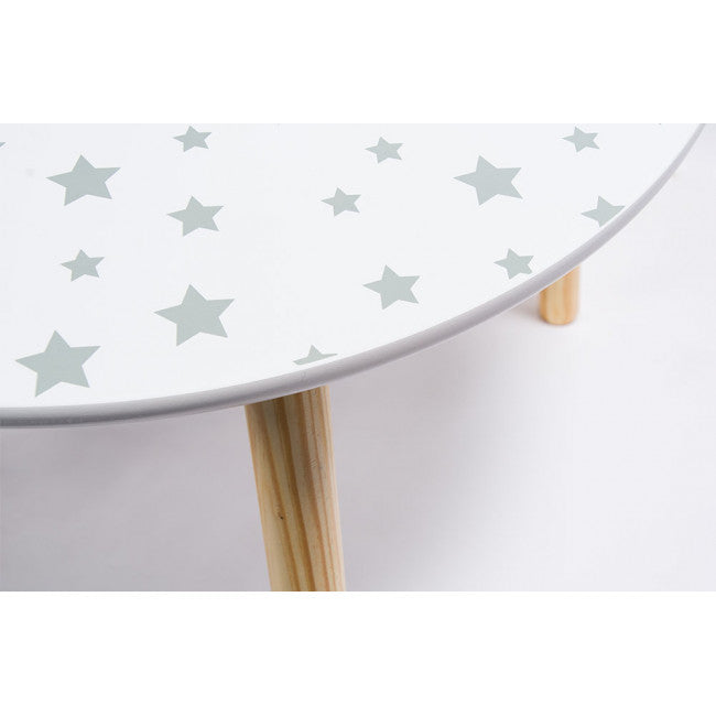 Children’s Round Table – White Wooden Activity Table