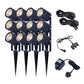 12-Spot Fern LED Low-Voltage Garden Spotlight Kit (12V)