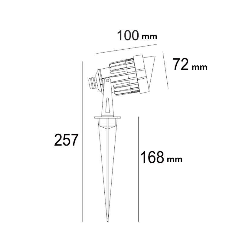 Palm LED Garden Spotlight Kit – 8 Lights (12V)