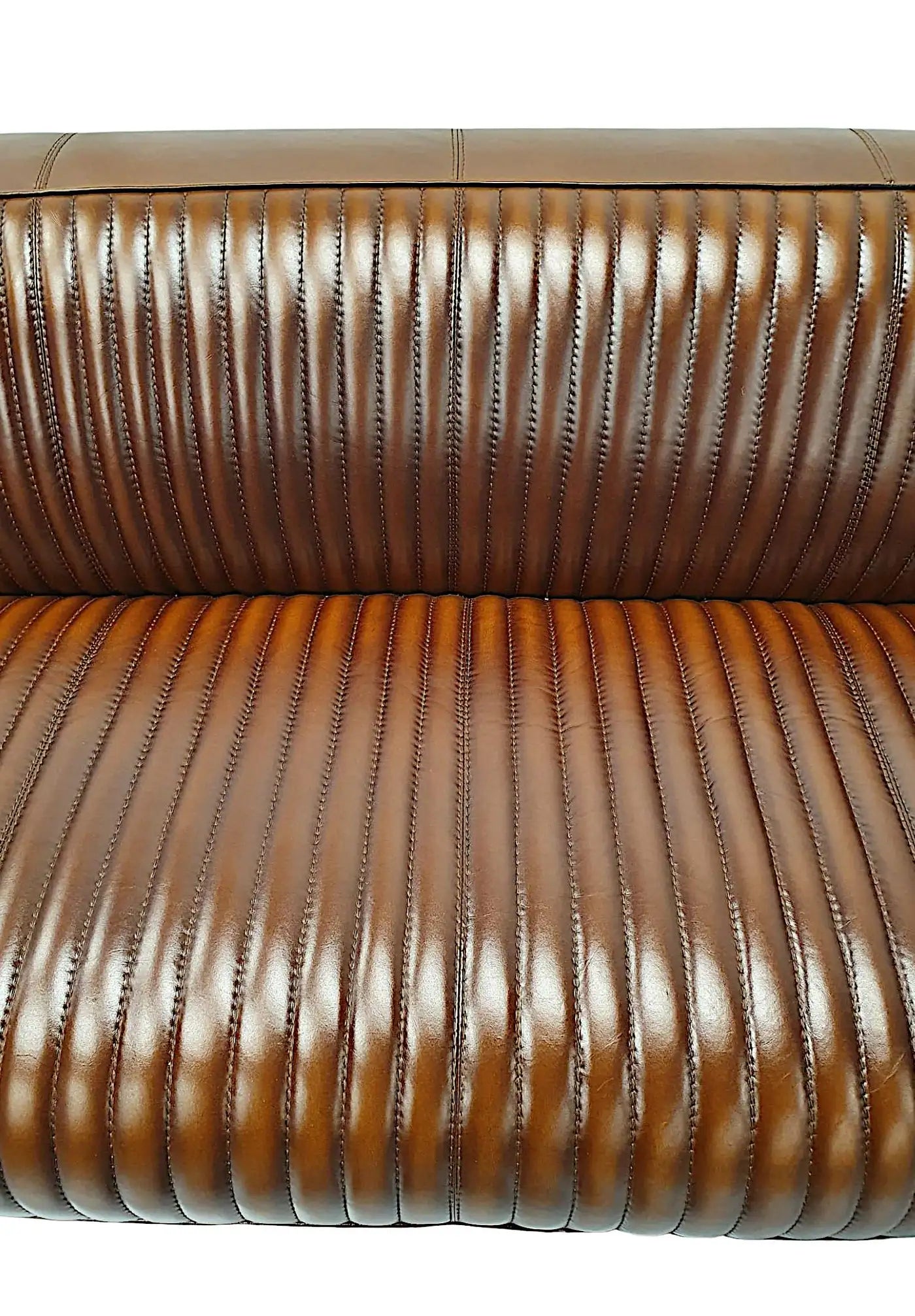 Stunning Three Seater Sofa in the Aviator Style