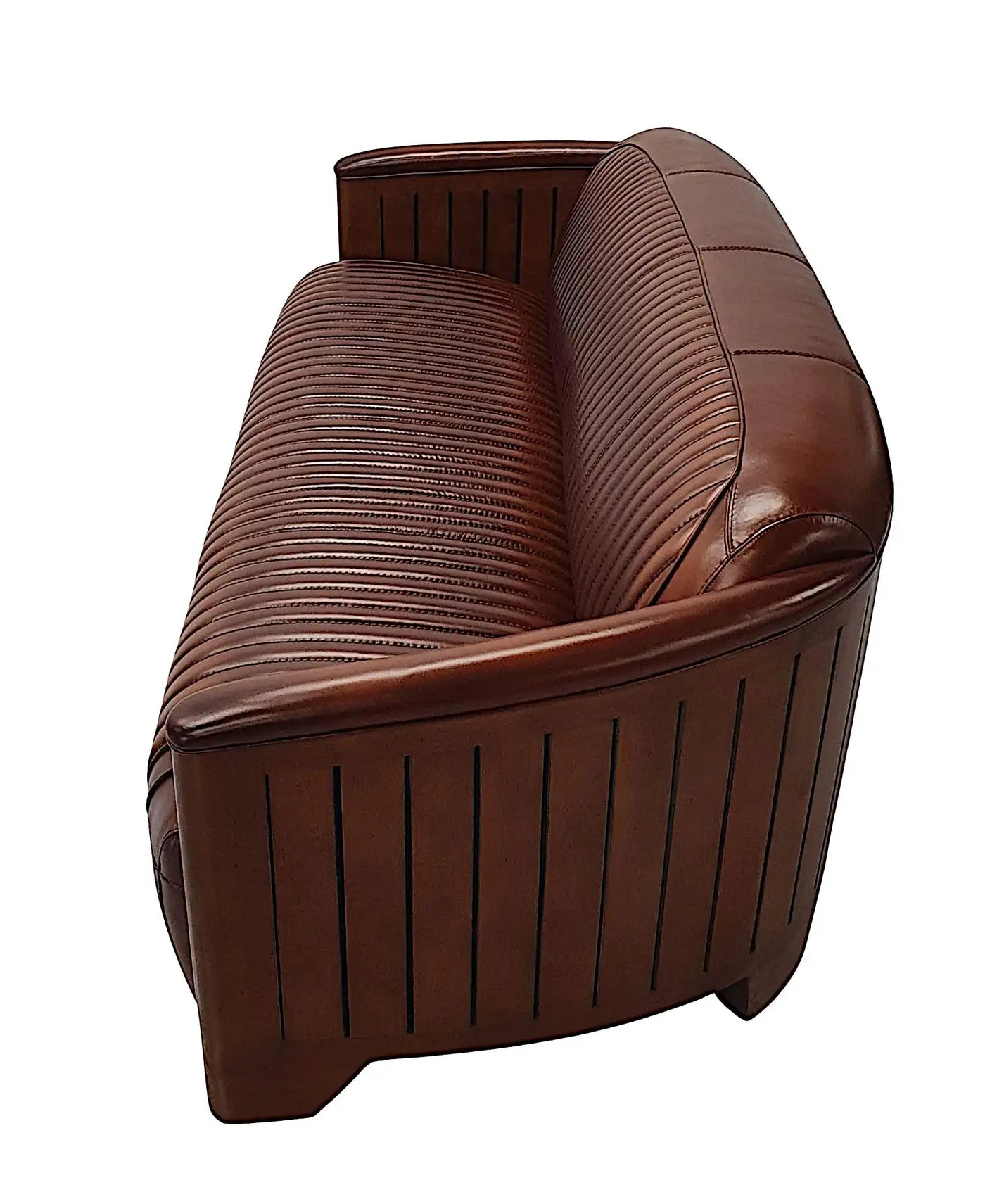 Stunning Three Seater Sofa in the Aviator Style