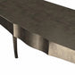 Louise Console Art Deco Desk & Writing Table — Smooth Antique Bronze by Paul Mathieu