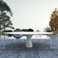 Contemporary Oval Marble Dining Table 290/75