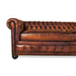 Antiqued Chesterfield Leather Sofa