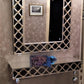 "CREME" Murano Glass Mirror