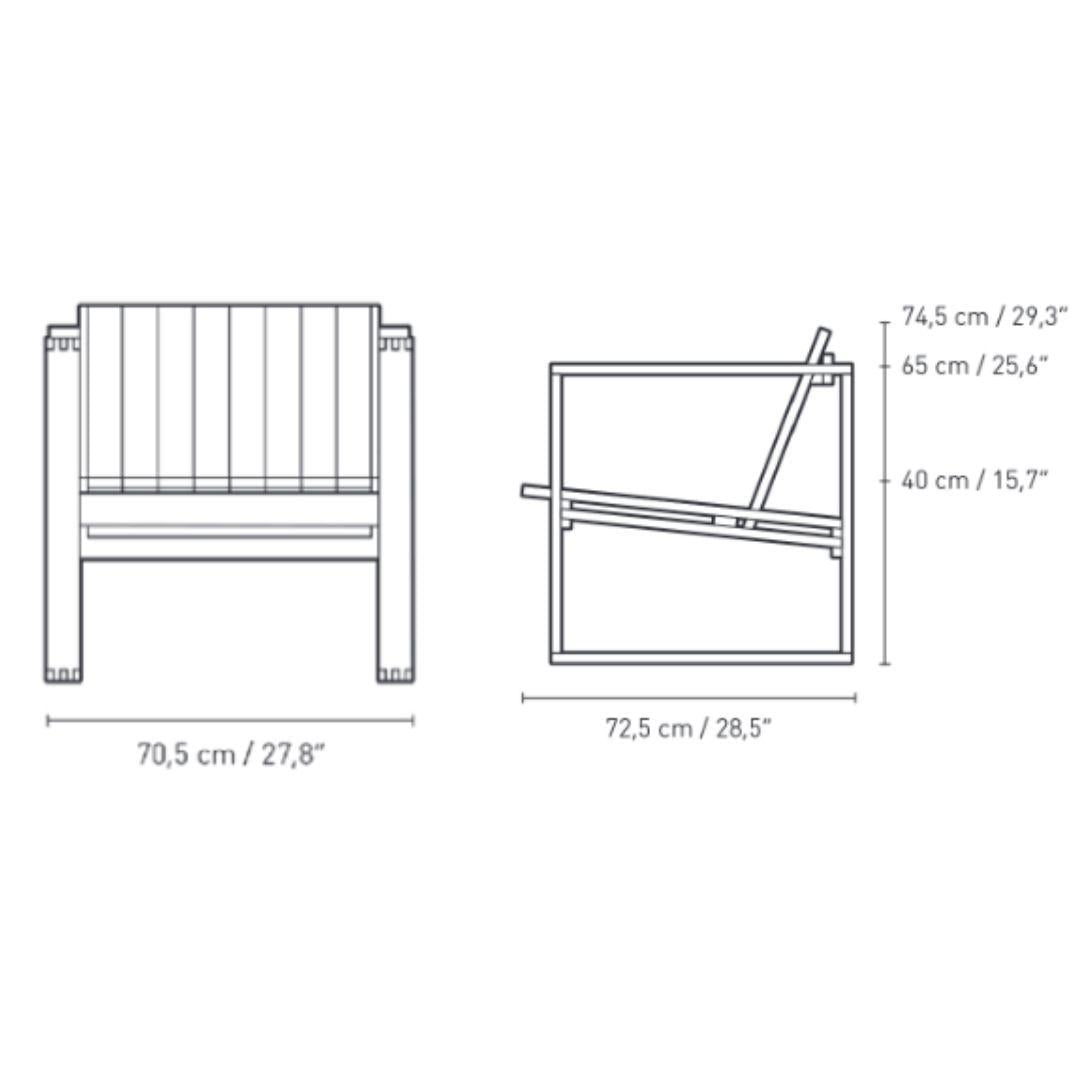 BK11 Outdoor Lounge Chair – Bodil Kjaer for Carl Hansen & Søn