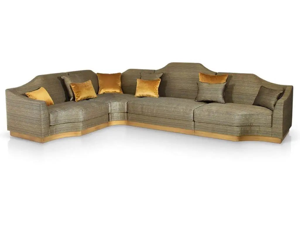 Modular Sofa Frame Made Solid Timber Wood Skiting Antique Bronze or Paint