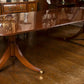 Custom Mahogany Double Pedestal Dining Table