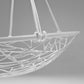 Modern Steel Basket Hanging Swing Chair – Handcrafted Indoor & Outdoor Comfort
