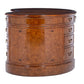 Burr Walnut Kidney Pedestal Desk with Leather Writing Surface