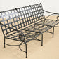 Sofa Settee Set with Ottomans
