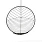Sun Bubble Hanging Swing Chair – Modern Steel Indoor/Outdoor Black Lounger, 2022