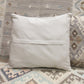Modern Kilim Wool Pillow Case Blue Geometric, 50 x 50 cm