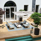 Innovative Cantilever Parasol Umbrella with Fan-Opening System – Outdoor Patio