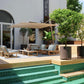 Innovative Cantilever Parasol Umbrella with Fan-Opening System – Outdoor Patio