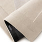 Minimalist Cream Wool & Lyocell Art Rug