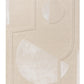 Minimalist Cream Wool & Lyocell Art Rug