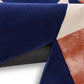 Multicolour Geometric Rug – Blue/Orange